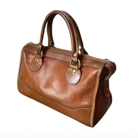Brahmin Handbags - Brahmin Vintage Tan Medicine Bag